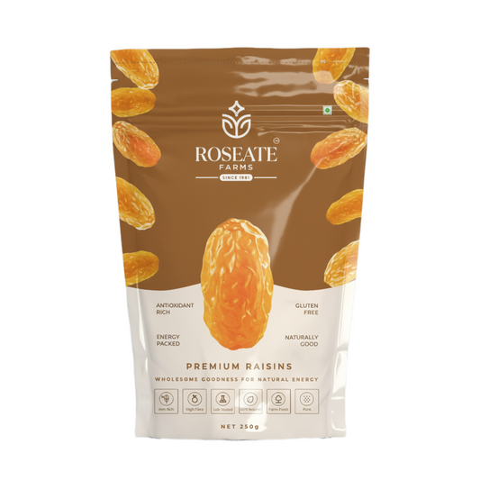 Roseate Farms Premium Raisins 250g | Kishmish/Kismis