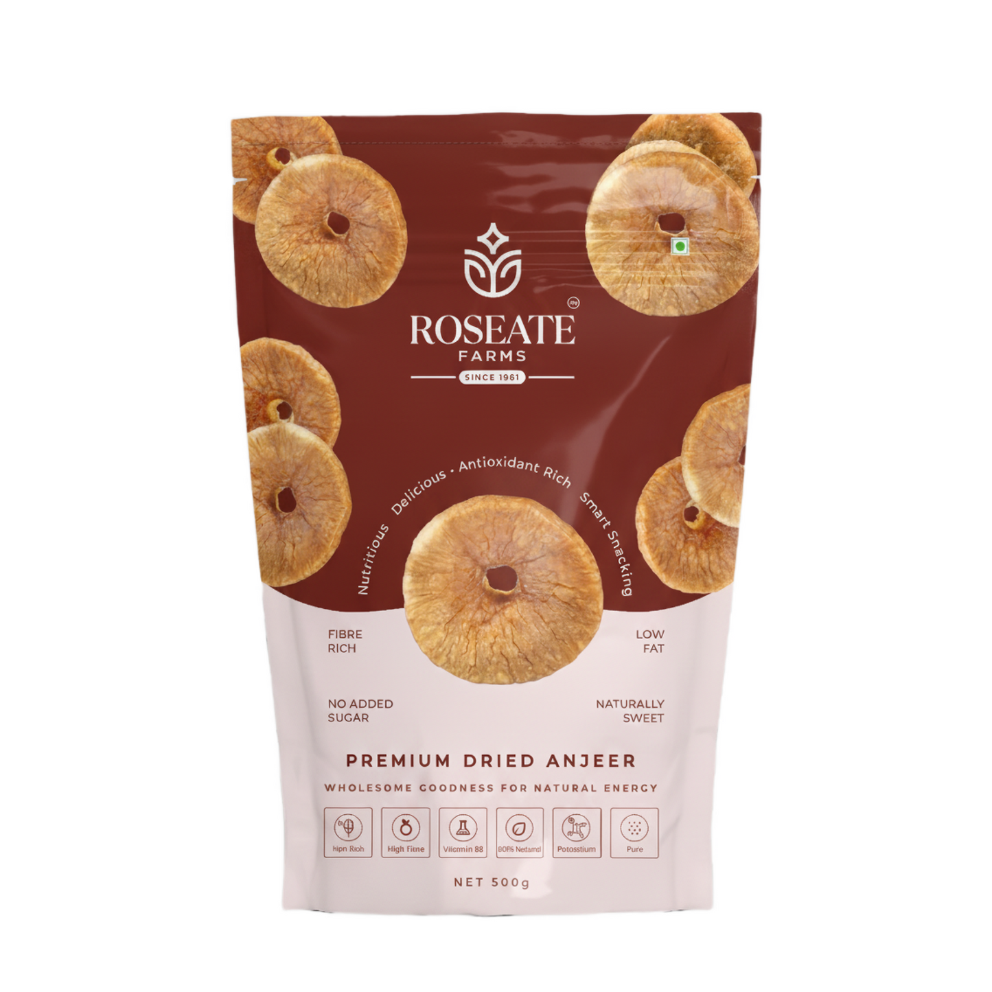 Roseate Farms Premium Dried Anjeer 500g