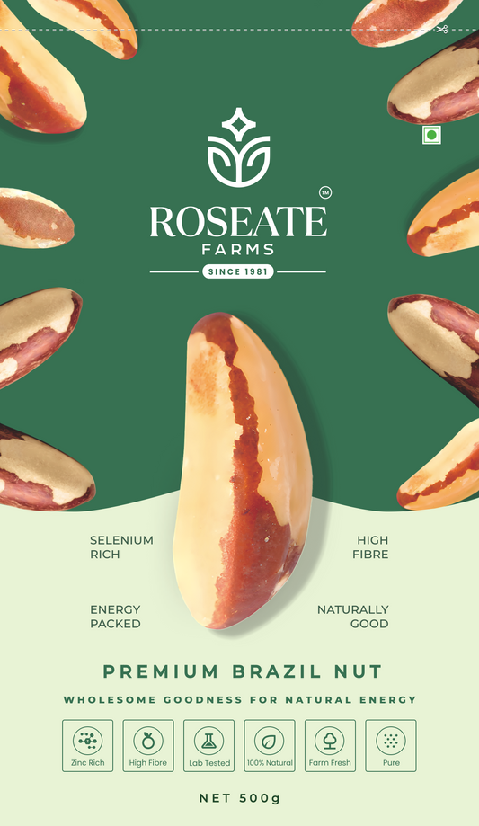 Roseate Farms Premium Brazil Nuts 500g