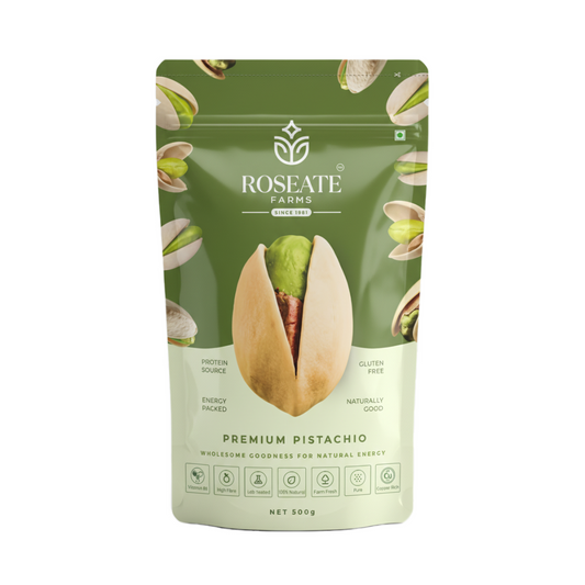 Roseate Farms Premium Pistachios 500g | Pista